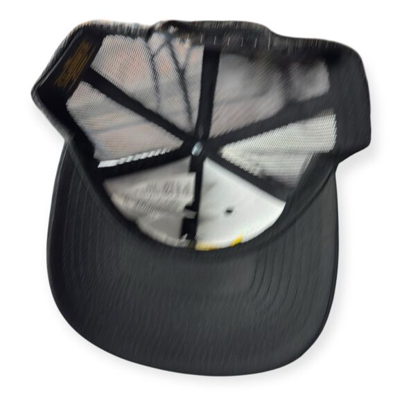 RCS Black Snapback Mesh Back Hat OSFM Adjustable BNWT - Picture 4 of 6